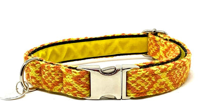 Yellow & Orange - Barclay Design - Handmade Dog Collar