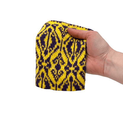 Bespoke Design: Purple & Yellow - Kerr Design - Handmade Dog Collar